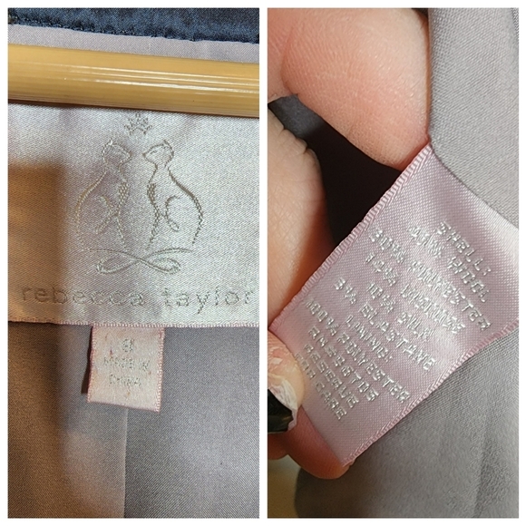 Rebecca Taylor wool/silk blend blazer, jacket. - Picture 4 of 17